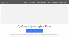 Desktop Screenshot of hummingbirdhouseaustin.com
